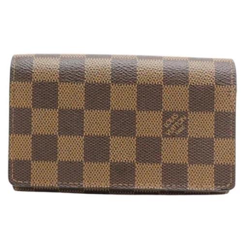 Pre-owned Fabric wallets Louis Vuitton Vintage , Brown , Dames