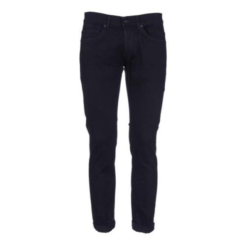 Skinny Stretch Jeans Dondup , Black , Heren