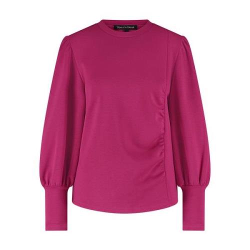 Sweat Gathering Jumper Pullover Tramontana , Pink , Dames