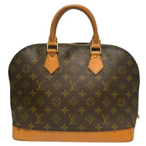 Pre-owned Canvas louis-vuitton-bags Louis Vuitton Vintage , Brown , Da...