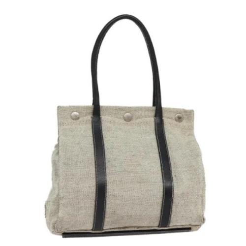 Pre-owned Canvas totes Prada Vintage , Gray , Dames