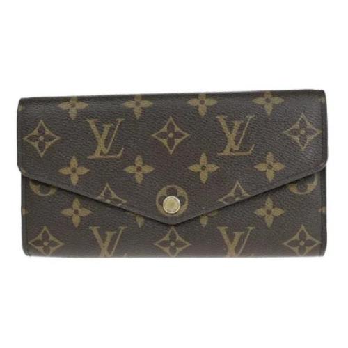 Pre-owned Canvas wallets Louis Vuitton Vintage , Brown , Dames