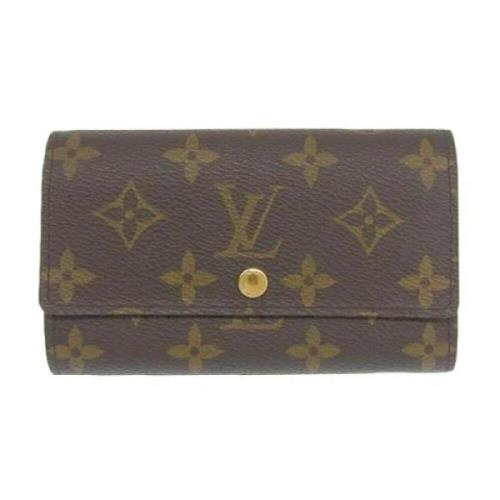 Pre-owned Canvas wallets Louis Vuitton Vintage , Brown , Dames