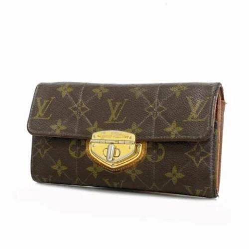 Pre-owned Fabric wallets Louis Vuitton Vintage , Brown , Dames