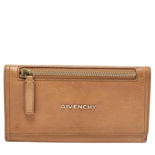 Pre-owned Leather wallets Givenchy Pre-owned , Brown , Dames