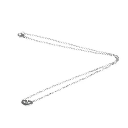 Pre-owned White Gold necklaces Cartier Vintage , Gray , Dames