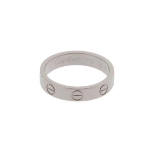 Pre-owned White Gold rings Cartier Vintage , Gray , Dames