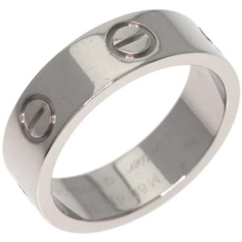 Pre-owned White Gold rings Cartier Vintage , Gray , Dames