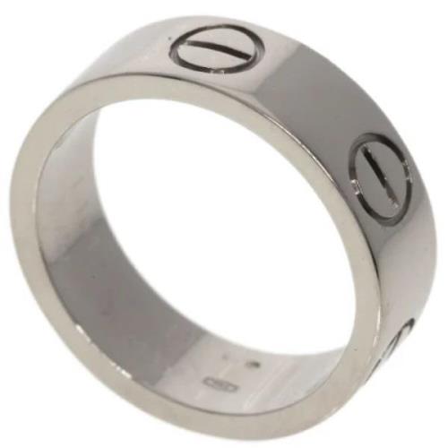 Pre-owned White Gold rings Cartier Vintage , Gray , Dames