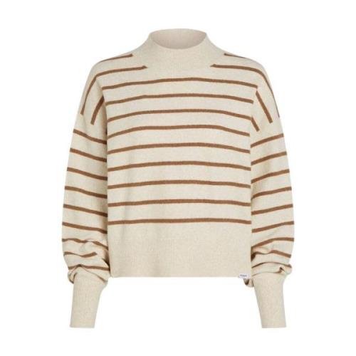 Gestreepte Trui Pullover Penn&Ink N.Y , Beige , Dames