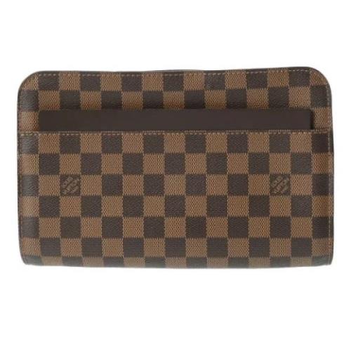 Pre-owned Canvas wallets Louis Vuitton Vintage , Brown , Dames