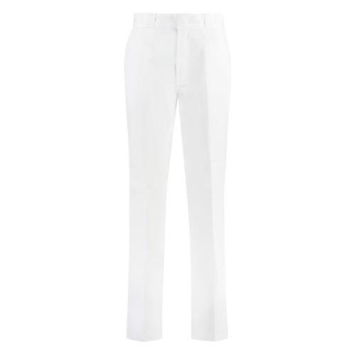 Katoenmix broek met zakken Dickies , White , Dames