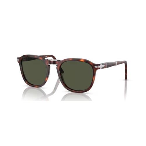 Havana Groene Zonnebril Persol , Brown , Unisex