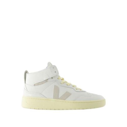 Witte Leren Sneakers Multicolore Veja , White , Heren