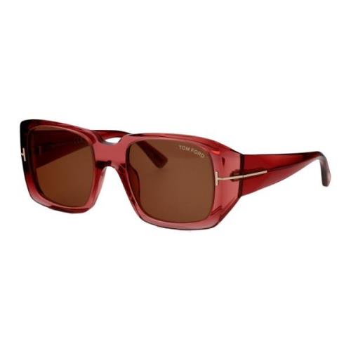 Stijlvolle Ryder-02 zonnebril voor jou Tom Ford , Red , Dames