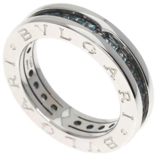 Pre-owned Silver rings Bvlgari Vintage , Gray , Dames