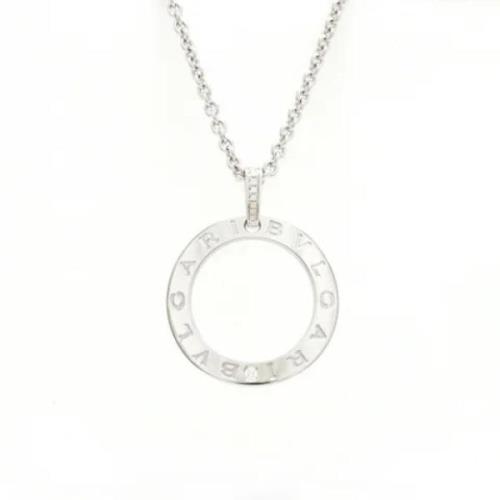 Pre-owned Silver necklaces Bvlgari Vintage , Gray , Dames