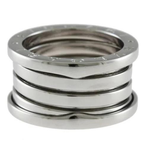 Pre-owned Silver rings Bvlgari Vintage , Gray , Dames