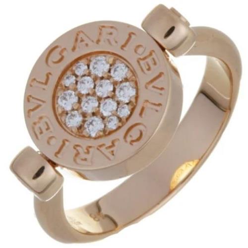 Pre-owned Rose Gold rings Bvlgari Vintage , Pink , Dames