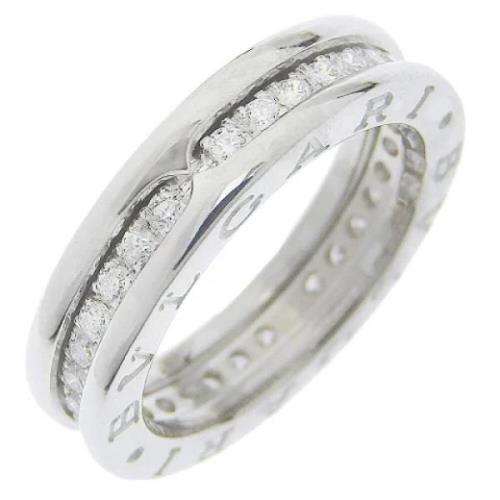 Pre-owned Silver rings Bvlgari Vintage , Gray , Dames