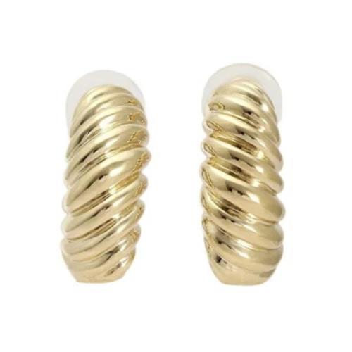 Pre-owned Yellow Gold earrings Cartier Vintage , Yellow , Dames