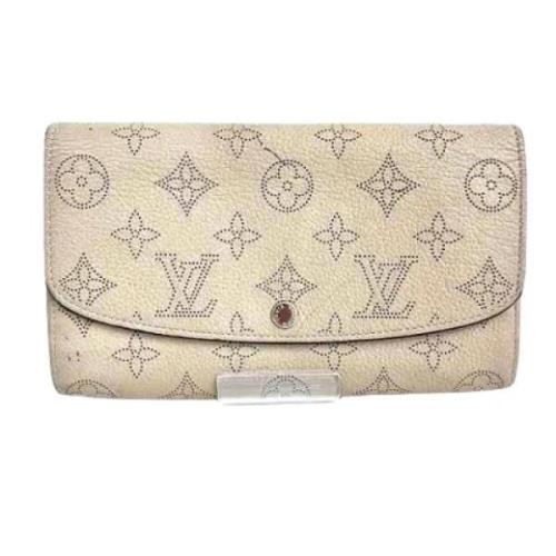 Pre-owned Canvas wallets Louis Vuitton Vintage , Beige , Dames