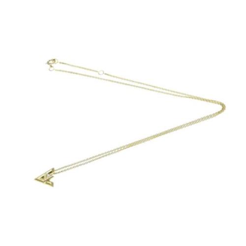 Pre-owned Yellow Gold necklaces Louis Vuitton Vintage , Yellow , Dames