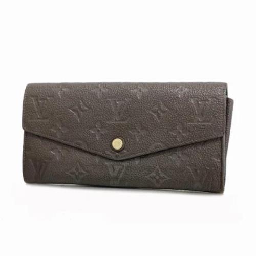 Pre-owned Fabric wallets Louis Vuitton Vintage , Gray , Dames