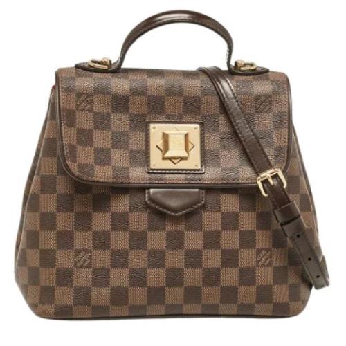 Pre-owned Leather handbags Louis Vuitton Vintage , Brown , Dames