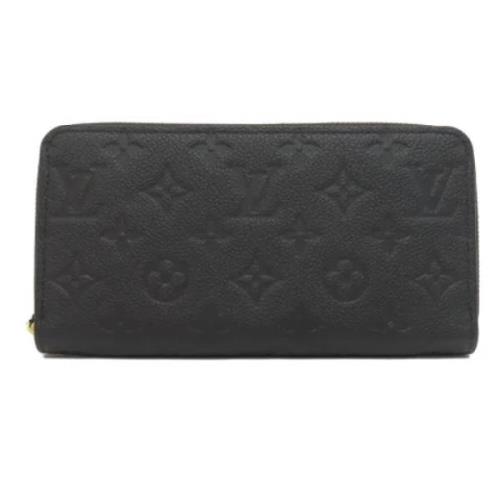 Pre-owned Fabric wallets Louis Vuitton Vintage , Black , Dames