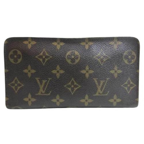 Pre-owned Canvas wallets Louis Vuitton Vintage , Brown , Dames