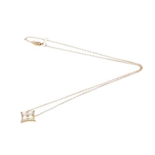 Pre-owned Rose Gold necklaces Louis Vuitton Vintage , Yellow , Dames