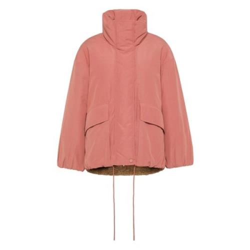 Omkeerbare jas voor veelzijdige stijl OOF Wear , Pink , Dames