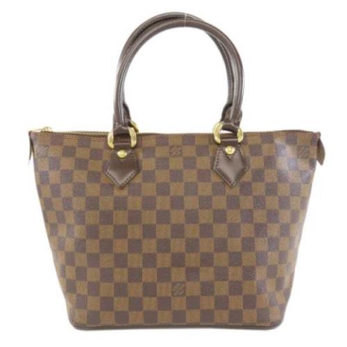 Pre-owned Canvas louis-vuitton-bags Louis Vuitton Vintage , Brown , Da...