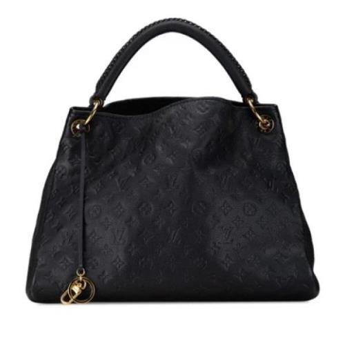 Pre-owned Leather louis-vuitton-bags Louis Vuitton Vintage , Black , D...