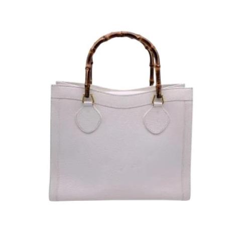 Pre-owned Leather gucci-bags Gucci Vintage , White , Dames