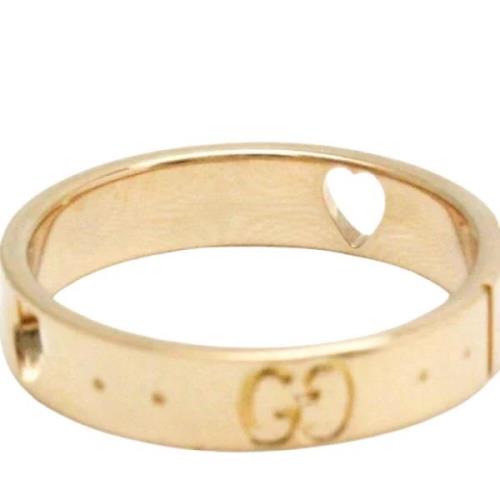 Pre-owned Rose Gold rings Gucci Vintage , Yellow , Dames