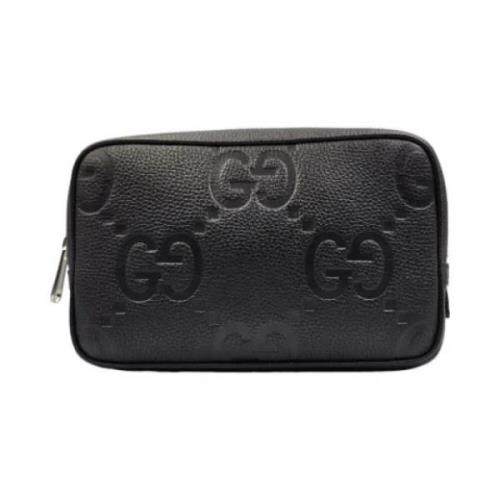 Pre-owned Leather gucci-bags Gucci Vintage , Black , Dames