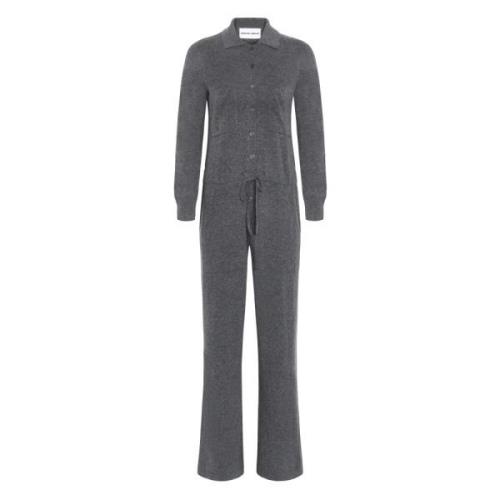 Kasjmier Geknoopte Jumpsuit met Zakken Emerson Renaldi , Gray , Dames