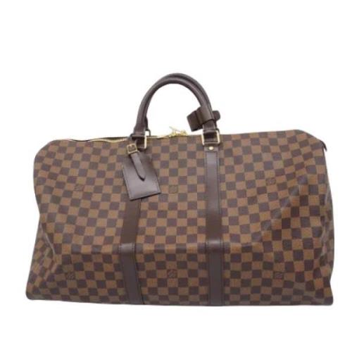 Pre-owned Canvas louis-vuitton-bags Louis Vuitton Vintage , Brown , Da...