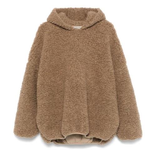 Dune Wollen Fleece Hoodie Fear Of God , Brown , Heren