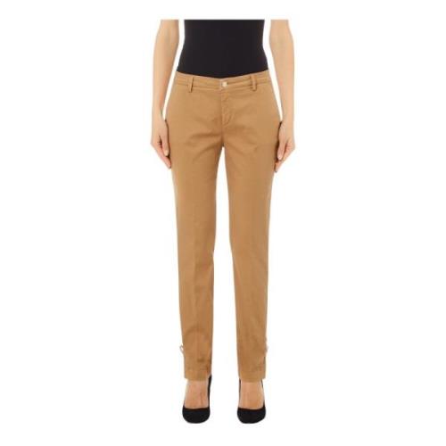 Chino Chic Regular Fit Broek Liu Jo , Beige , Dames