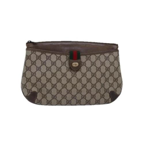 Pre-owned Fabric gucci-bags Gucci Vintage , Beige , Dames