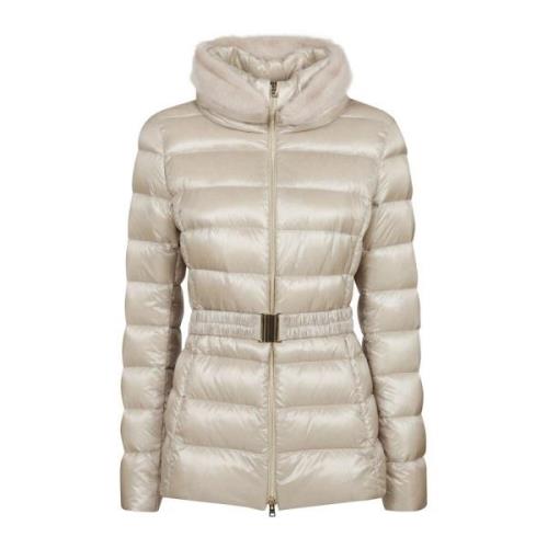 Stijlvolle Claudia Jas voor Vrouwen Herno , Beige , Dames