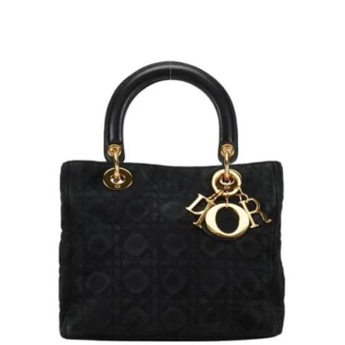 Pre-owned Suede dior-bags Dior Vintage , Black , Dames