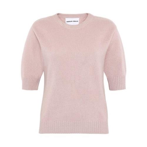 Kasjmier Crew Neck Sweater Soft Rose Emerson Renaldi , Pink , Dames