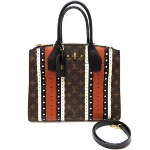 Pre-owned Canvas louis-vuitton-bags Louis Vuitton Vintage , Brown , Da...