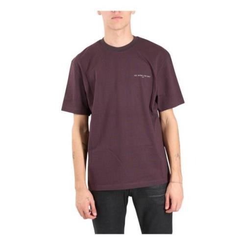 Authentiek T-shirt met voorlogo IH NOM UH NIT , Purple , Heren