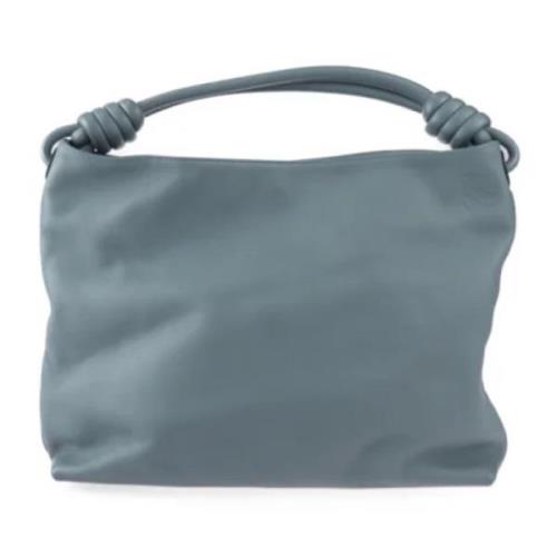 Pre-owned Leather handbags Loewe Pre-owned , Blue , Dames