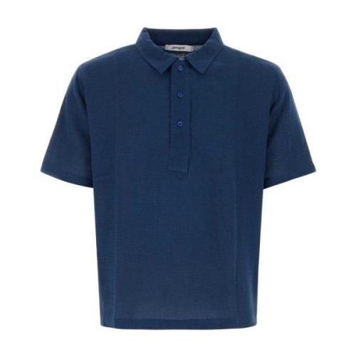 Blauw Katoenen Poloshirt Gimaguas , Blue , Heren